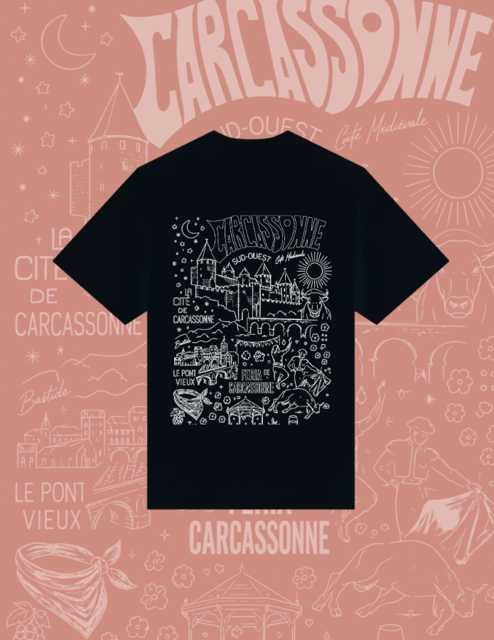 T-shirt Carcassonne Oversize