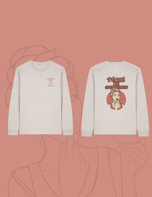 T-shirt manches longues "Péché de Gourmandise"